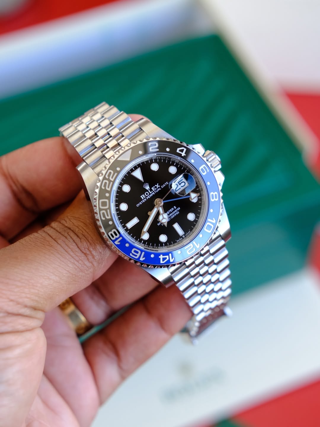 ROLEX GMT MASTER II BATMAN | ACOMPANHA CAIXA E DOCUMENTOS REPLICA ROLEX | ULTIMAS UNIDADES