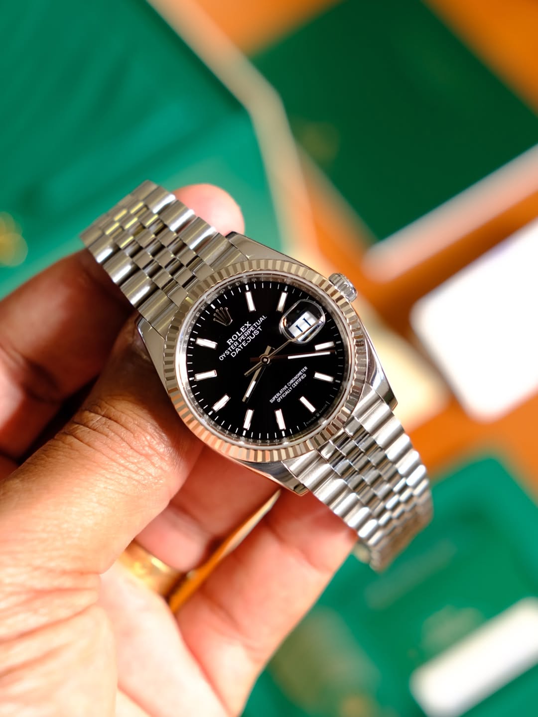 ROLEX DATEJUST BLACK